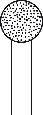 Fraise diamantée ELAN 4 pour pièce à main 2 anneaux - Ø 6,0 mm