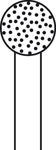 Fraise diamantée rugueuse ELAN 4 pour pièce à main 2 anneaux - Ø 6,0 mm