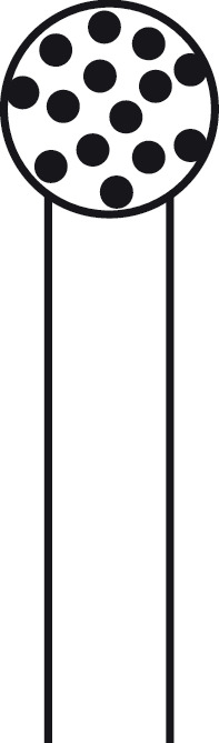 Fraise diamantée extra rugueuse ELAN 4 pour pièce à main 2 anneaux - Ø 5,0 mm