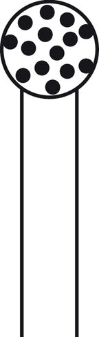 Fraise diamantée extra rugueuse ELAN 4 pour pièce à main 2 anneaux - Ø 5,0 mm