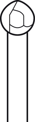 Fraise Twin Cut ELAN 4 pour pièce à main 2 anneaux - Ø 5,0 mm