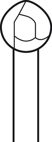 Fraise Twin Cut ELAN 4 pour pièce à main 2 anneaux - Ø 6,0 mm