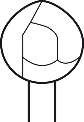 Fraise Twin Cut ELAN 4 pour pièce à main 2 anneaux - Ø 9,0 mm