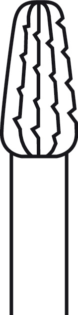 Fraise conique ELAN 4 pour pièce à main 2 anneaux - Ø 4,0 mm