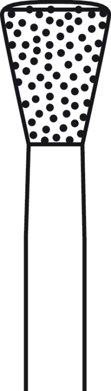 Fraise pour osthéophyte longue ELAN 4 pour pièce à main 2 anneaux - Ø 6,0 mm