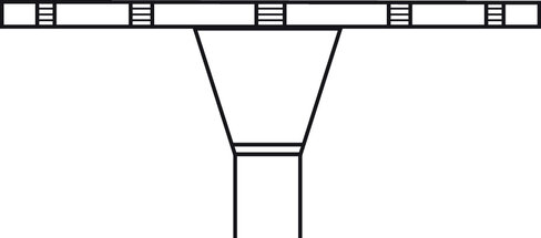Disque coupant diamanté usage unique pour pièce à main 2 anneaux - Ø 25 mm