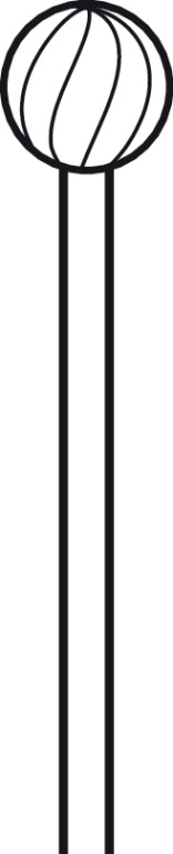 Fraise rosen usage unique ELAN 4 pour pièce à main MIS - l. 10 cm - Ø 4,0 mm