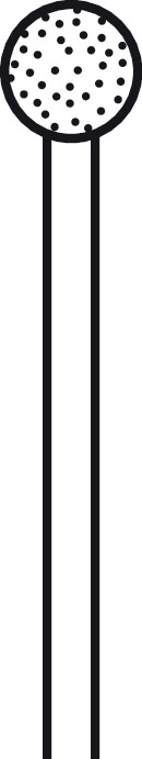 Fraise diamantée usage unique ELAN 4 pour pièce à main MIS - l. 10 cm - Ø 3,0 mm