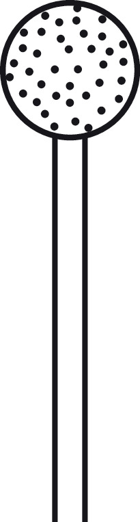 Fraise diamantée usage unique ELAN 4 pour pièce à main MIS - l. 10 cm - Ø 5,0 mm