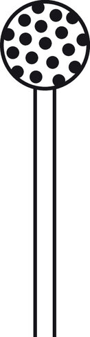 Fraise extra diamantée usage unique ELAN 4 pour pièce à main MIS - l. 10 cm - Ø 5,0 mm