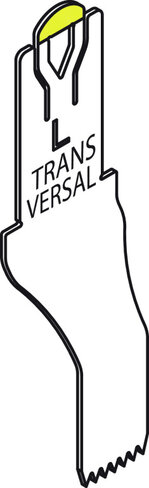 Lame de scie baïonnette taille L pour scie transversale ELAN 4 - 25 / 8 / 0,7 mm