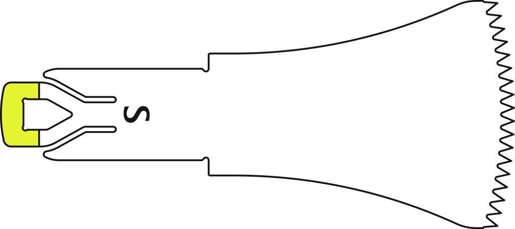 Lame de scie pour micro scie sagittale ELAN 4 - 20 / 15 / 0,3 mm - lot de 5
