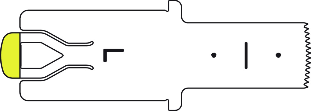 Lame de scie pour macro-scie sagittale - 20 / 10 / 0,5 mm