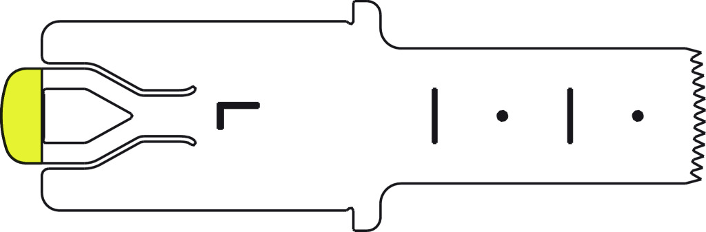 Lame de scie pour macro-scie sagittale - 25 / 10 / 0,7 mm