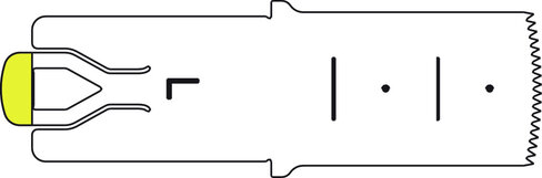 Lame de scie pour macro-scie sagittale - 25 / 15 / 0,7 mm