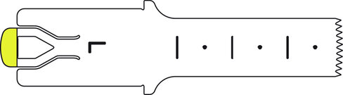 Lame de scie pour macro-scie sagittale - 35 / 10 / 0,7 mm