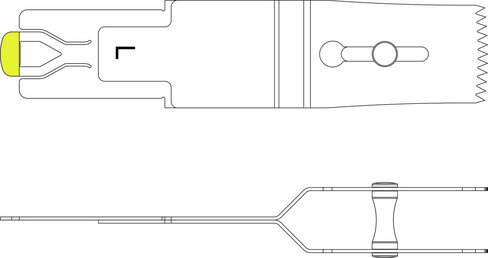 Lame de scie pour macro-scie sagittale - 20 / 15 / 6,0 mm