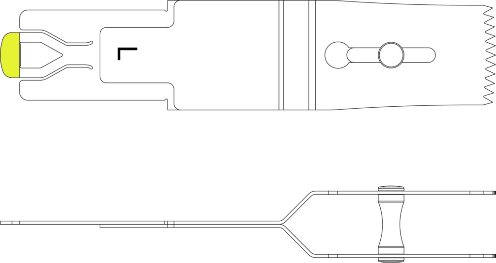 Lame de scie pour macro-scie sagittale - 20 / 15 / 7,0 mm