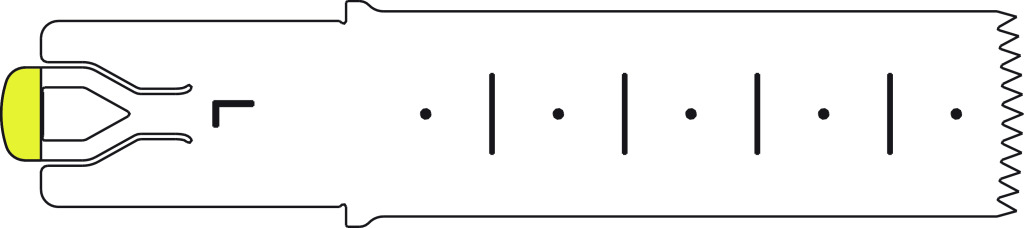 Lame de scie pour macro-scie sagittale - 50 / 15 / 0,8 mm