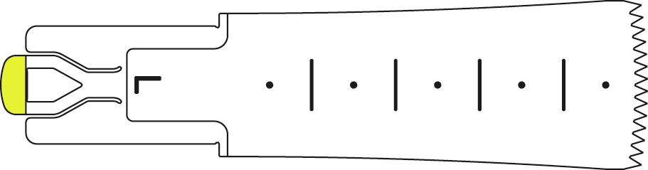 Lame de scie pour macro-scie sagittale - 50 / 20 / 0,9 mm
