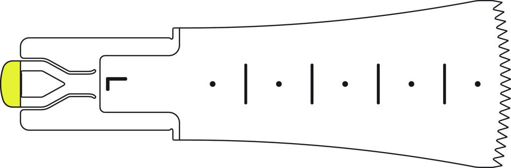 Lame de scie pour macro-scie sagittale - 50 / 25 / 0,9 mm