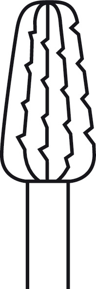 Fraise conique ELAN 4 pour piève à main 1 anneau - Ø 5,0 mm