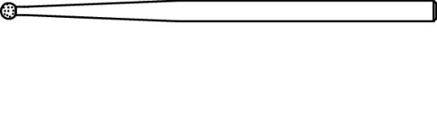 Fraise diamantée 2.35 - Ø 1,8 mm