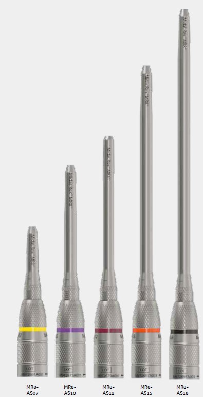 Pièce à main droite - l. 7 cm - Ø 2,4 mm - standard