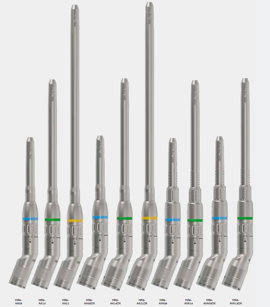 Pièce à main angulée 21 cm Double Verrouillage