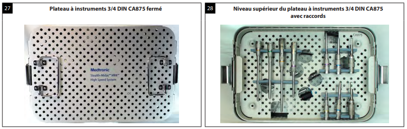 Plateau à instruments MR8 3/4 DIN Navigation