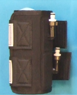 Garrot réutilisable bleu clair - double vessie - bras - pour ATS2200 - 30 x 9cm