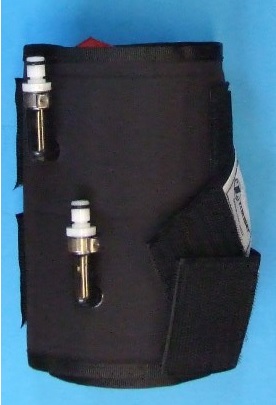 Garrot réutilisable rouge - double vessie - mollet - pour ATS2200 - 46 x 10cm