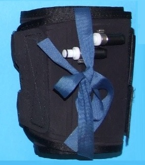 Garrot réutilisable bleu foncé - anatomique - cuisse - pour ATS4000 - 78 x 15cm