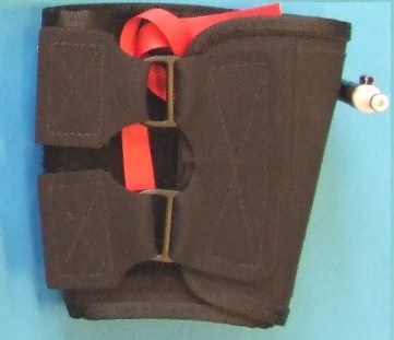 Garrot réutilisable rouge - anatomique - mollet - pour ATS2200 - 52 x 14cm