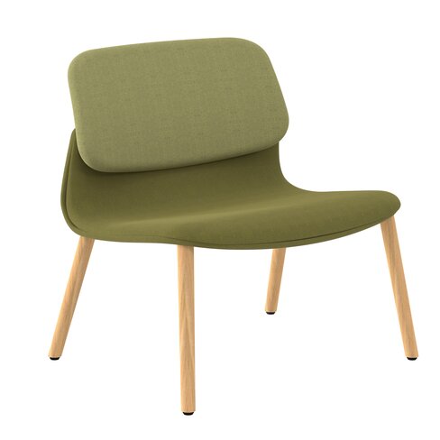 Chauffeuse 4 pieds bois Klik - tissu