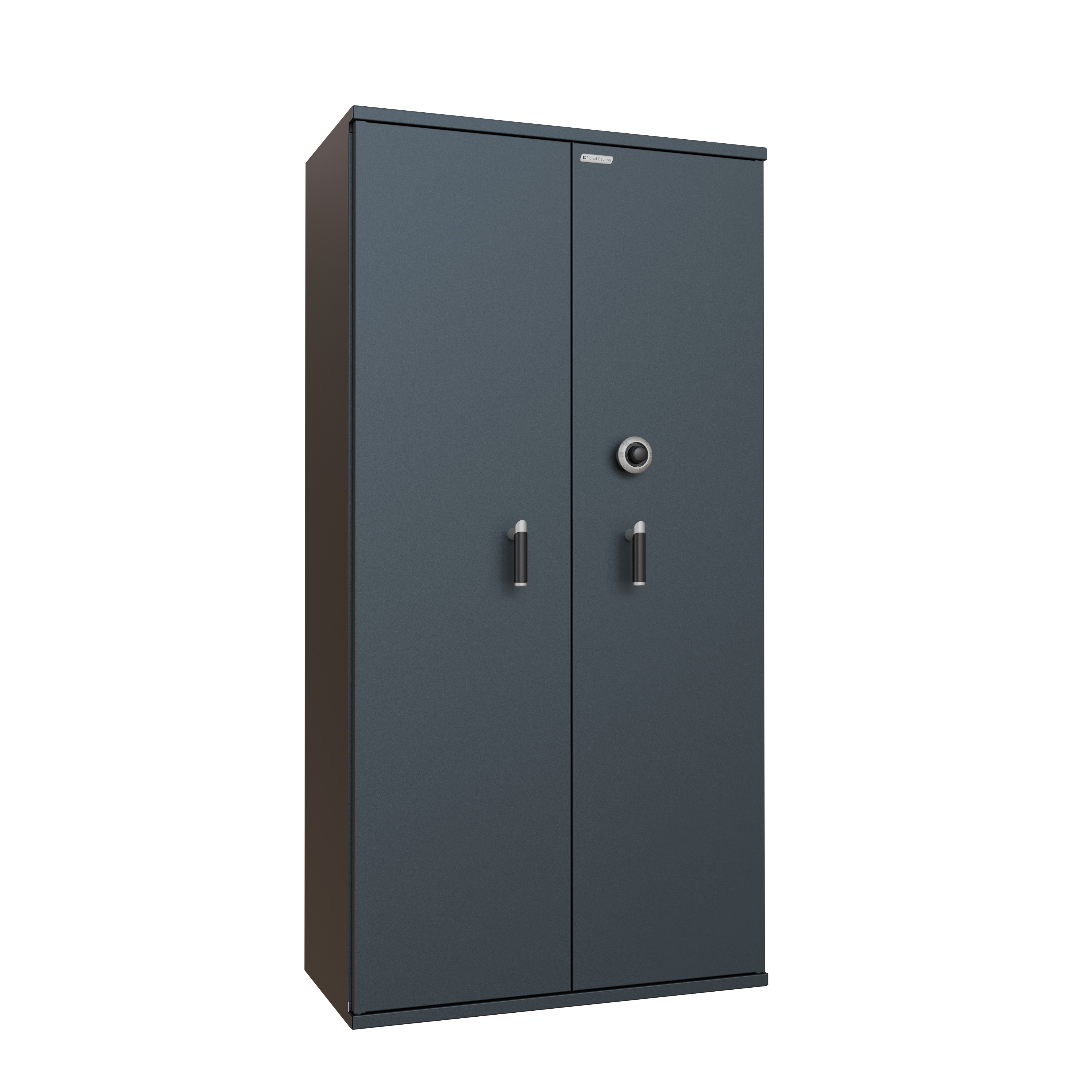 Armoire forte haute - classe B - 2 portes - 820 litres - serrure mécanique à combinaison à brouillage automatique