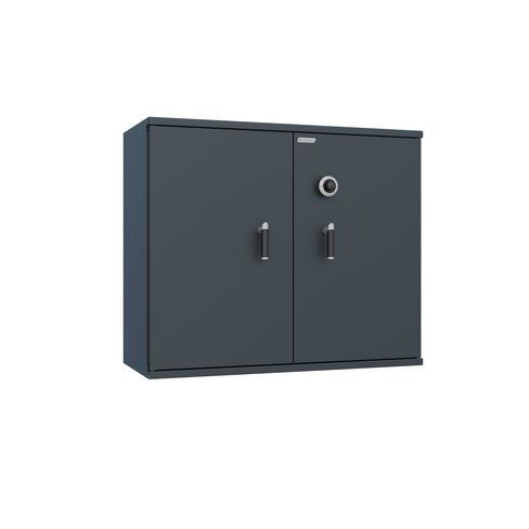 Armoire forte basse - classe C - 2 portes - 481 litres - serrure à combinaison silencieuse et à manoeuvre discrète