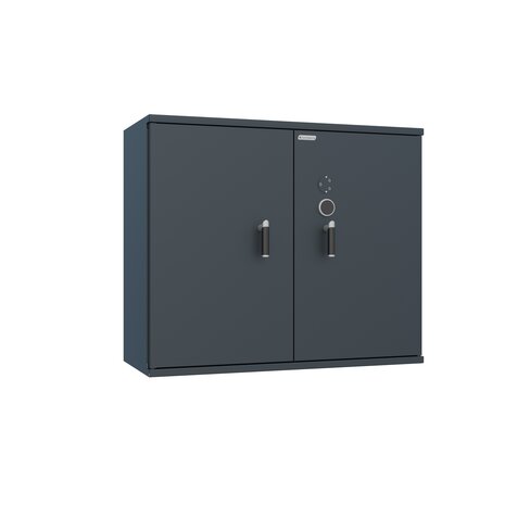 Armoire forte basse Enigma - 2 portes - 481 litres - serrure à clé et combinaison mécanique 3 compteurs