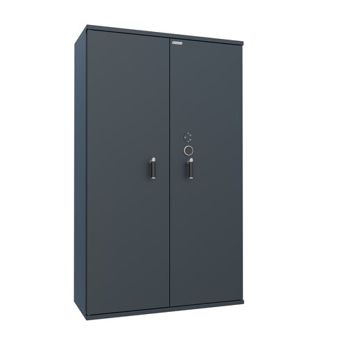 Armoire forte haute Enigma - 2 portes - 976 litres - serrure à clé et combinaison mécanique 3 compteurs