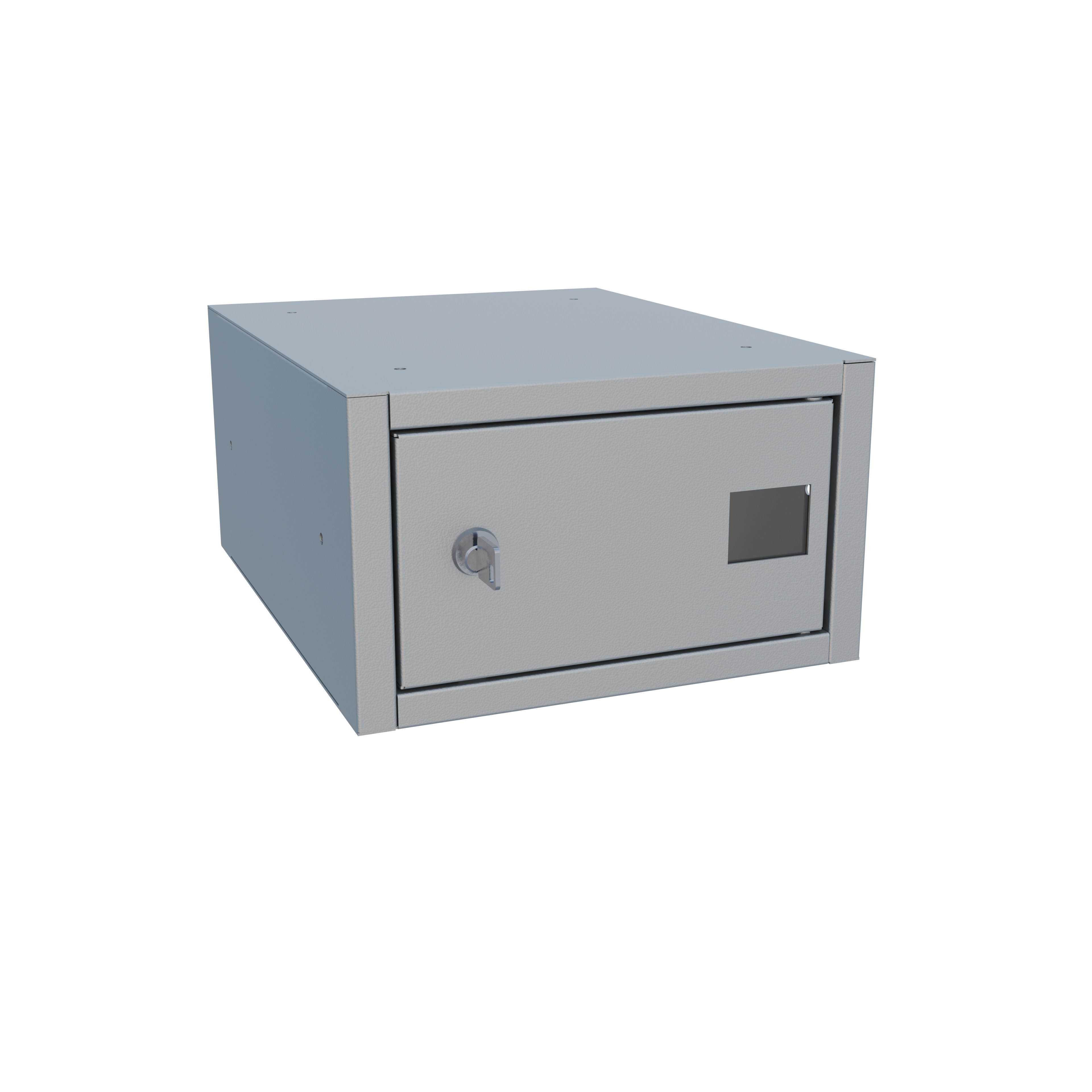 Coffret intérieur pour armoire forte - 1 porte avec fenêtre de visualisation - 17 l - serrure à clé