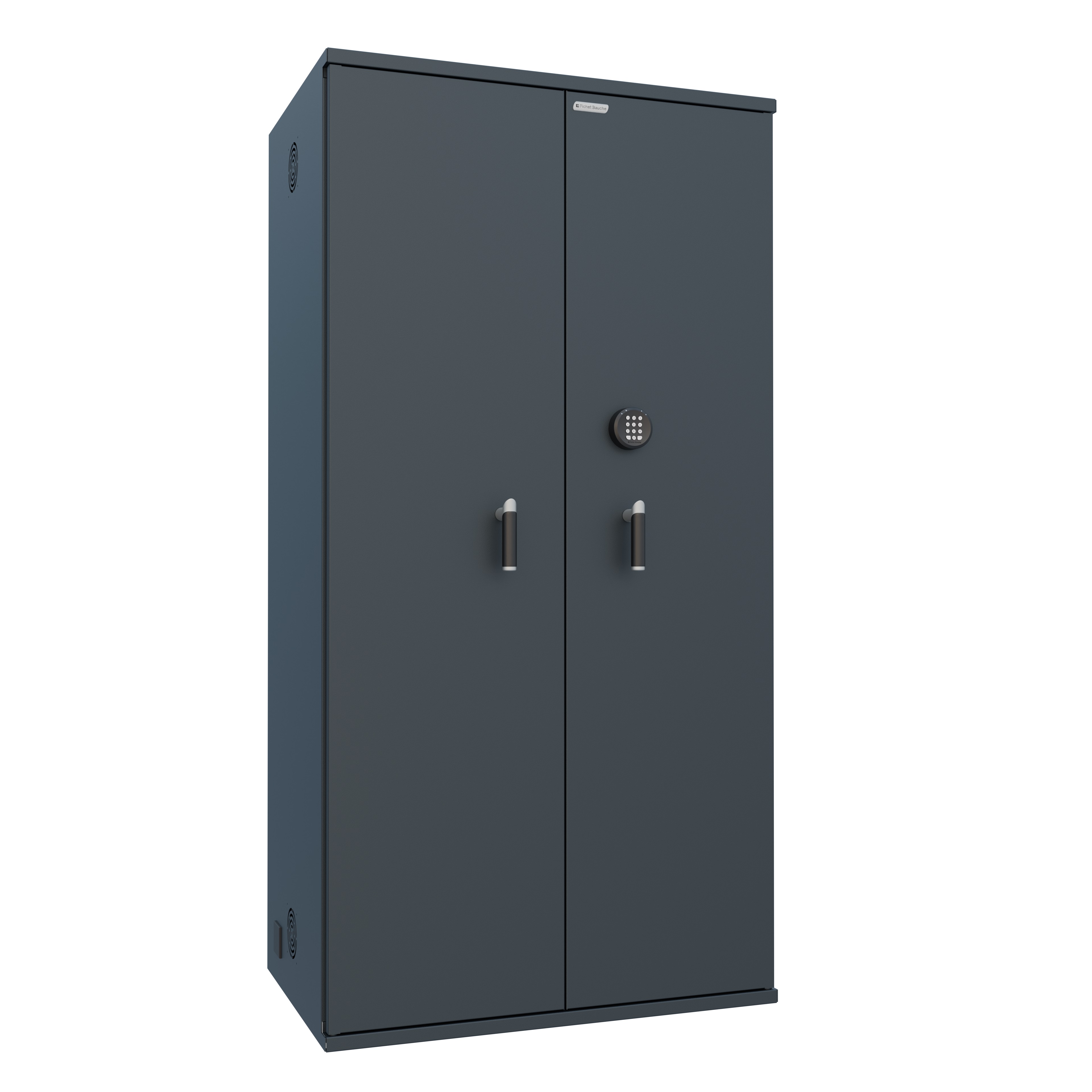 Armoire forte haute grande profondeur - 2 portes - 1 100 l - serrure électronique - informatique