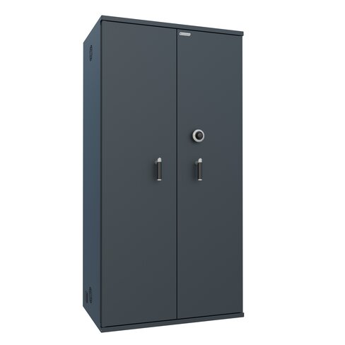 Armoire forte haute grande profondeur classe C - 2 portes - 1 100 l - serrure à brouillage manuel - informatique