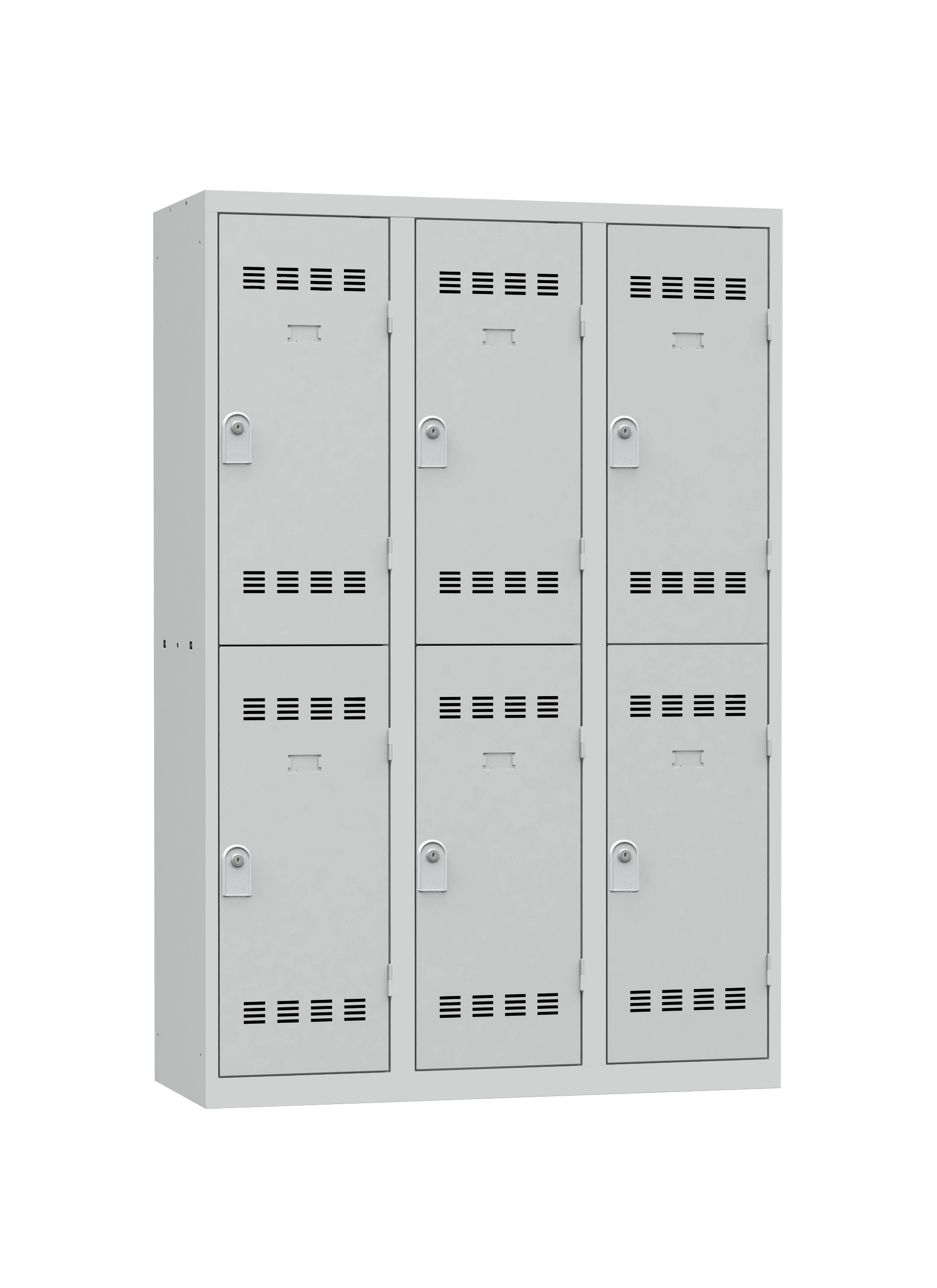 Vestiaire non visitable 3 colonnes 2 casiers galvanisé l. 40 cm - impératif : serrure en option 