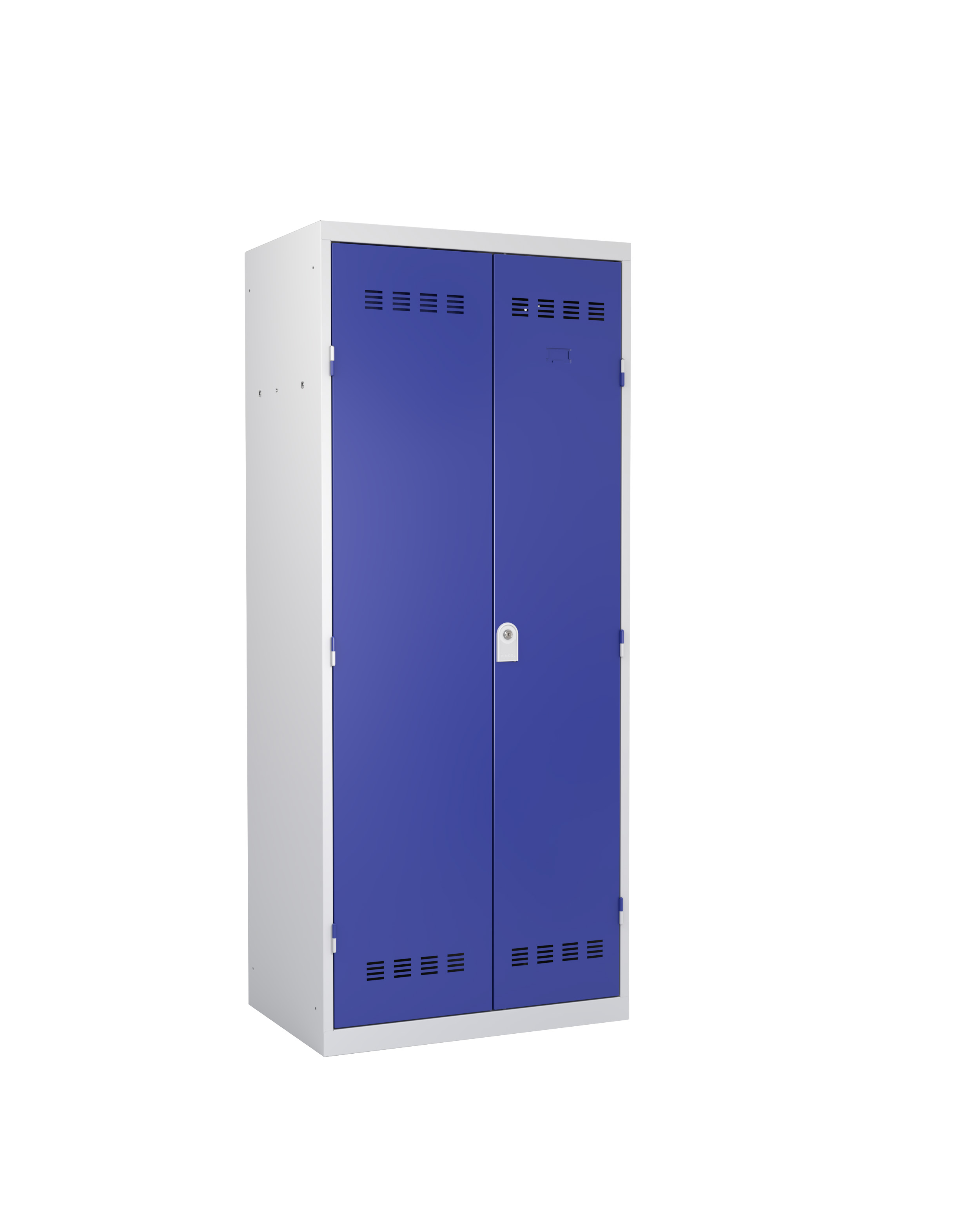 Vestiaire Police 1 colonne - l. 80 cm - serrure à clé ou moraillon