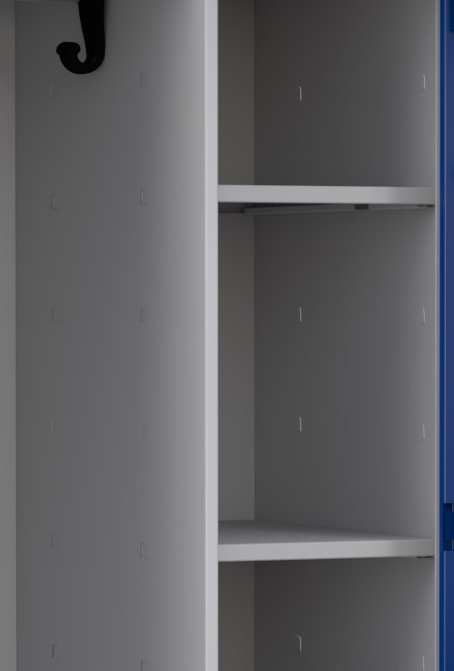 Tablette supplémentaire pour vestiaire Police l. 80 cm