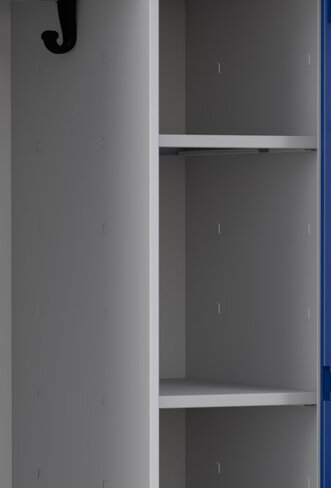 Tablette supplémentaire pour vestiaire Police l. 80 cm