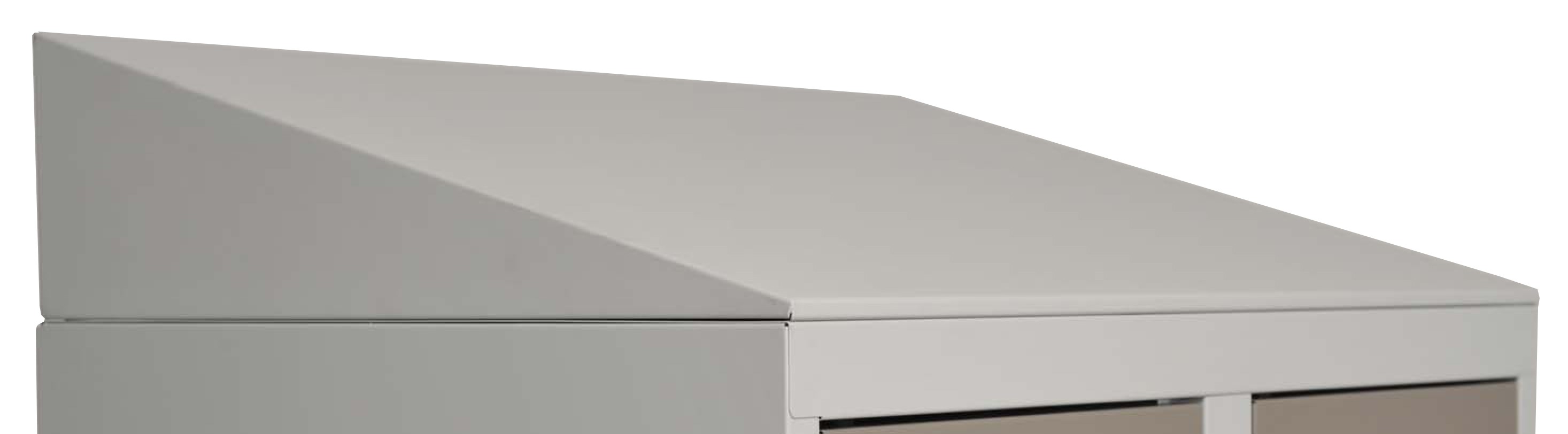 Coiffe de propreté pour vestiaire de bureau 2 colonnes - l. 60 cm