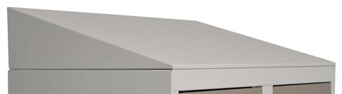 Coiffe de propreté pour vestiaire de bureau 2 colonnes - l. 60 cm