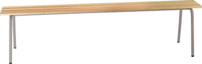 Banc central lame bois longueur 160 cm