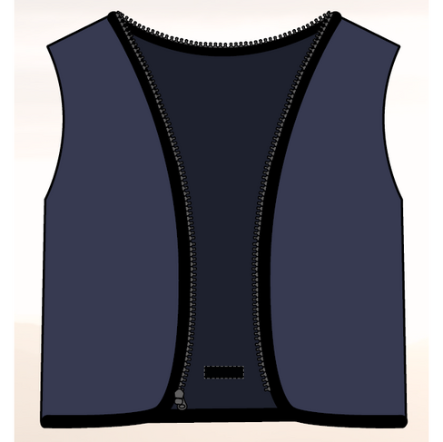 Insert thermique polaire marine - pour blouson softshell LOLA 4/RT